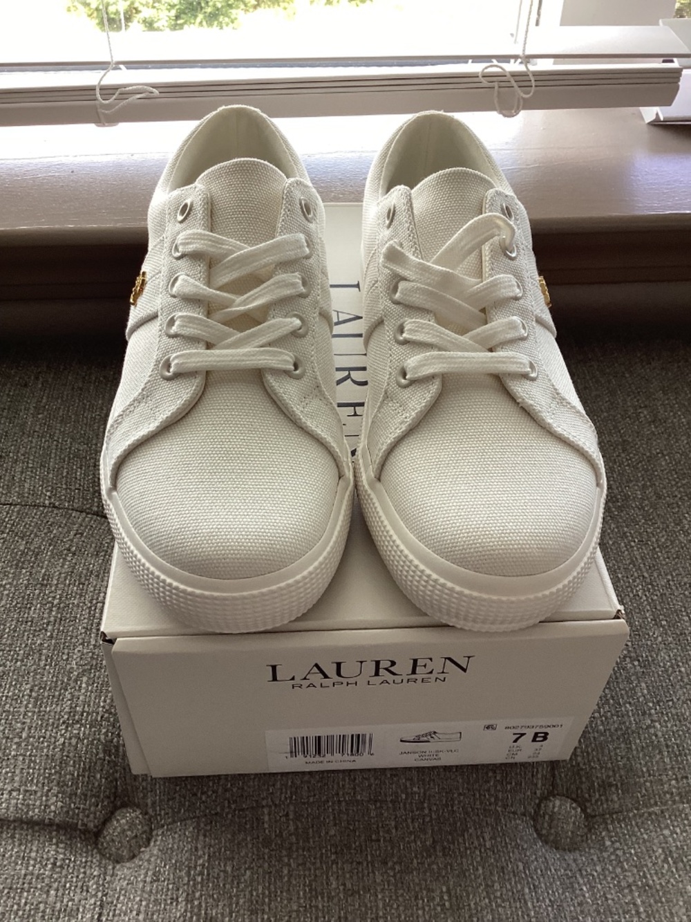 Lauren Ralph Lauren Women's Janson II Lace-Up Sneakers - Picture 10 of 16